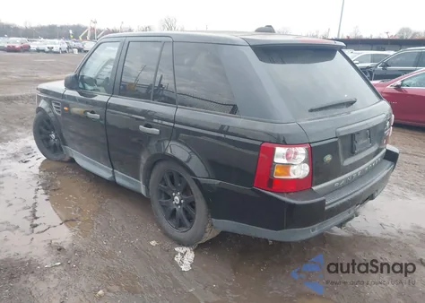 2008 Land Rover Range Rover Sport Hse из США, поврежденный, VIN SALSK25498A146910